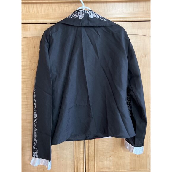 Adult Mens Day Of The Dead Costume XL By Spooktacular Creations  Mock Shirt Jack - Picture 7 of 13